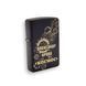 Чорна бензинова запальничка Zippo з лазерним гравіюванням Космос LazerTAC Zippo 218 Regular Black Matte (128701) 128701 фото 10