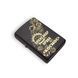 Чорна бензинова запальничка Zippo з лазерним гравіюванням Космос LazerTAC Zippo 218 Regular Black Matte (128701) 128701 фото 5