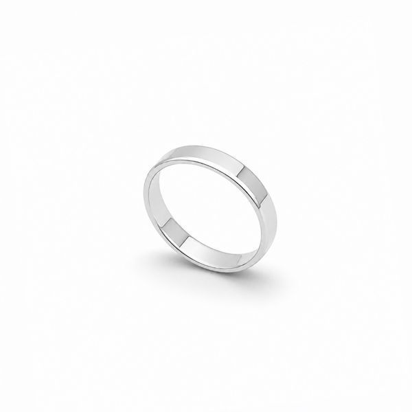 Серебряное кольцо Американка 15 мм, 4 мм Серебро 925 пробы Ювелирная студия SVP арт. 199501 (12190-003) 199501 фото
