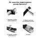 Кожаный браслет с гравировкой Дочери Анне 23 см Сталь / Красная итальянская кожа (255801) 255801 фото 10