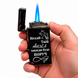 Электрическая USB зажигалка металлическая с газом с гравировкой Пусть твой ангел всегда будет рядом TURBO LazerTAC Черная (252301) 252301 фото 1