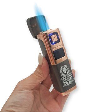 Электрическая USB зажигалка металлическая с гравировкой &laquo;У самых сильных сердец больше всего шрамов&raquo; 33793 LazerTAC Графит/Золото (220901) 220901 фото