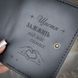 Портмоне DeLuxe з гравіюванням "Щастя залежить від нас самих" ручної роботи з натуральної італійської шкіри LazerTAC Чорний (206301) 206301 фото 8