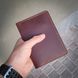 Портмоне з гравіюванням ручної роботи з натуральної італійської шкіри LazerTAC Standart Коричневий (203609) 203609 фото