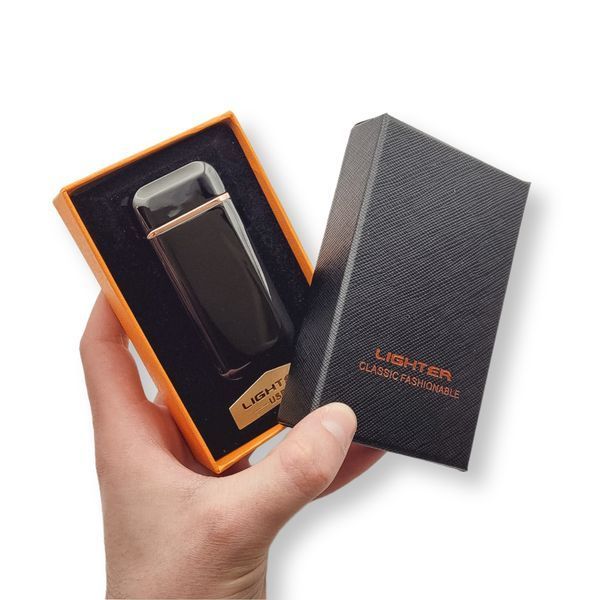 Электрическая импульсная зажигалка USB с лазерной гравировкой Мухомор (BASIC) Гравировка с одной стороны (132501) 132501 фото