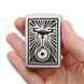 Бензиновая зажигалка Zippo с лазерной индивидуальной гравировкой LazerTAC ZIPPO 205 REG SATIN CHROME (137301) 137301 фото 4