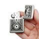 Бензиновая зажигалка Zippo с лазерной индивидуальной гравировкой LazerTAC ZIPPO 205 REG SATIN CHROME (137301) 137301 фото 3