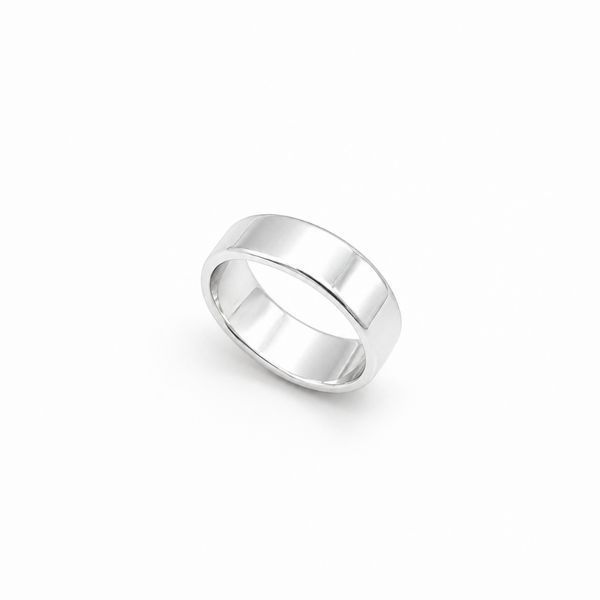 Серебряное кольцо Американка 19.5 мм, 6 мм Серебро 925 пробы Ювелирная студия SVP арт. 199310 (12190-003) 199310 фото