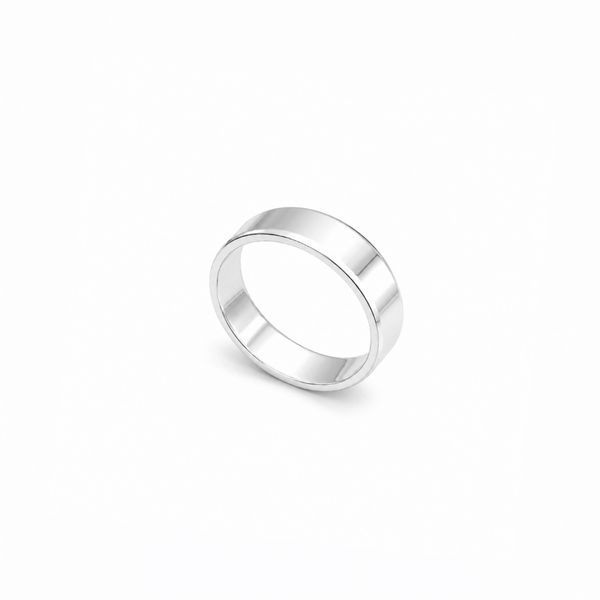 Серебряное кольцо Американка 19.5 мм, 6 мм Серебро 925 пробы Ювелирная студия SVP арт. 199310 (12190-003) 199310 фото