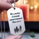 Жетон з нержавіючої сталі з гравіюванням. Подарунок для чоловіка. Побажання для чоловіка "Найкращий чоловік і тато" LazerTAC Нержавіюча сталь, З одного боку, Без гумового бампера (5101) 5101 фото 4