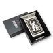 Бензиновая зажигалка Zippo с лазерной индивидуальной гравировкой LazerTAC ZIPPO 205 REG SATIN CHROME (137401) 137401 фото 1