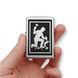 Бензиновая зажигалка Zippo с лазерной индивидуальной гравировкой LazerTAC ZIPPO 205 REG SATIN CHROME (137401) 137401 фото 4