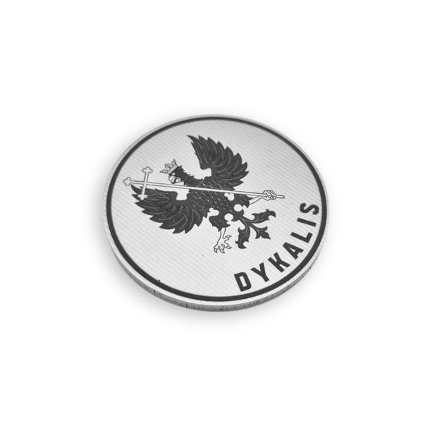 Коіни з гравіюванням. Сувенірна монета з нержавіючої сталі 3 мм. Діаметр 50 мм. LazerTAC Coin + Індивідуальне гравіювання (173301) 173301 фото
