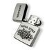 Бензиновая зажигалка Zippo с лазерной гравировкой "Черная стая" LazerTAC ZIPPO 205 REG SATIN CHROME (197601) 197601 фото 5