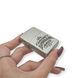 Бензинова запальничка Zippo з лазерним гравіюванням Найкращий дарницький мафіозі LazerTAC ZIPPO 205 REG SATIN CHROME (217101) 217101 фото 5