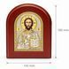 Икона Иисуса Христа Вседержителя (Пантократора) Серебренная на деревянной основе 185х145 мм Ювелирная студия SVP арт.164101 (Ar4-01) 164101 фото 2