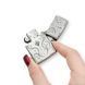 Бензинова запальничка Zippo з індивідуальним гравіюванням LazerTAC ZIPPO 205 REG SATIN CHROME (230801) 230801 фото 4