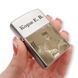 Бензиновая зажигалка Zippo с лазерной гравировкой вашей фотографии LazerTAC ZIPPO 205 REG SATIN CHROME (160101) 160101 фото 4
