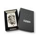 Бензинова запальничка Zippo з гравіюванням Лева LazerTAC ZIPPO 205 REG SATIN CHROME (222701) 222701 фото 7