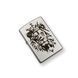 Бензинова запальничка Zippo з гравіюванням Лева LazerTAC ZIPPO 205 REG SATIN CHROME (222701) 222701 фото 6