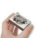 Бензинова запальничка Zippo з гравіюванням Лева LazerTAC ZIPPO 205 REG SATIN CHROME (222701) 222701 фото 4