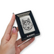 Бензинова запальничка Zippo з гравіюванням Вовка LazerTAC ZIPPO 205 REG SATIN CHROME (229501) 229501 фото 7