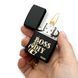 Черная бензиновая зажигалка Zippo с лазерной гравировкой "BOSS DIY" LazerTAC Zippo 218 Regular Black Matte (200001) 200001 фото 1