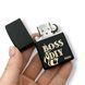 Черная бензиновая зажигалка Zippo с лазерной гравировкой "BOSS DIY" LazerTAC Zippo 218 Regular Black Matte (200001) 200001 фото 6