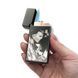 Електрична USB+газ запальничка металева з гравіюванням Вашої фотографії 33645 LazerTAC Чорна (193501) 193501 фото 1